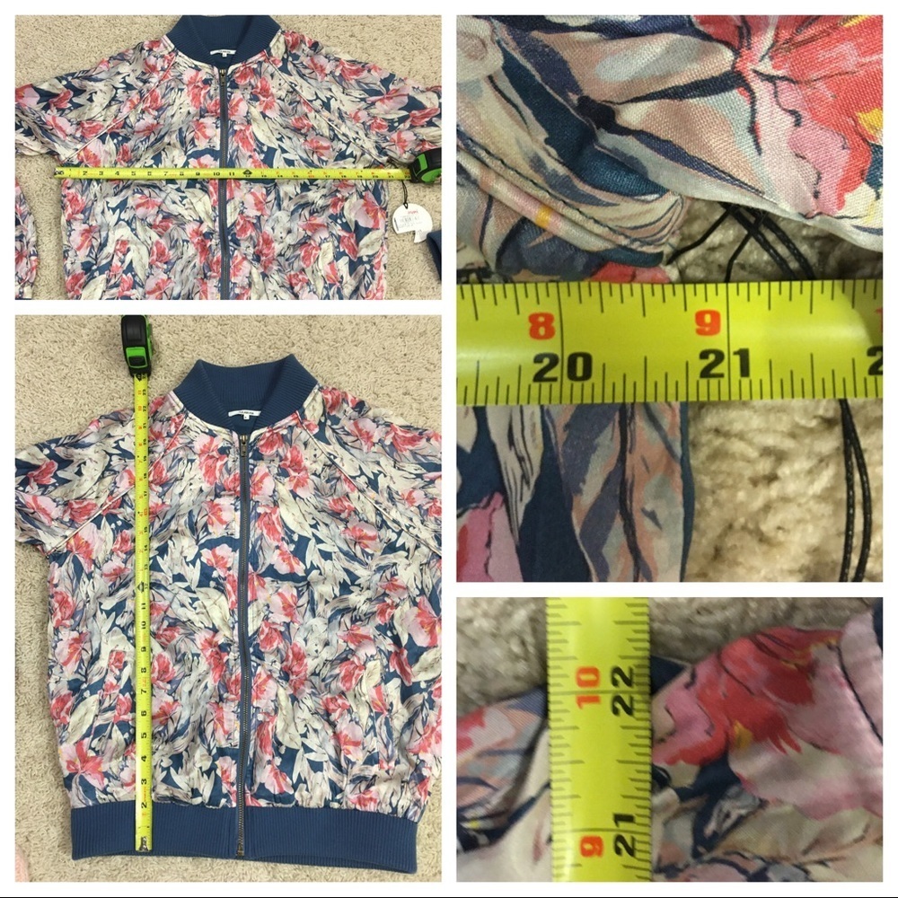 Tularosa Emma Bomber Jacket in Garden Floral - Picture 7 of 8